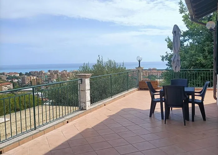 Casa Indipendente Roque Vista Al Mar Con Parking Gratuito בית נופש *