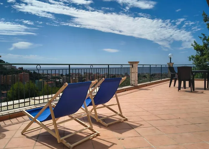 別荘 Casa Indipendente Roque Vista Al Mar Con Parking Gratuito