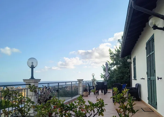 Casa Indipendente Roque Vista Al Mar Con Parking Gratuito 別荘