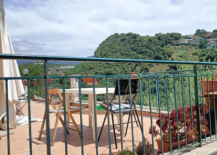 Casa Indipendente Roque Vista Al Mar Con Parking Gratuito *