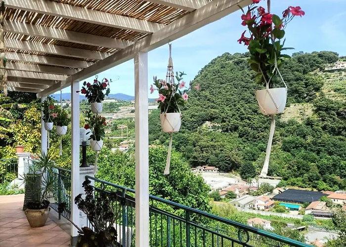 Casa Indipendente Roque Vista Al Mar Con Parking Gratuito