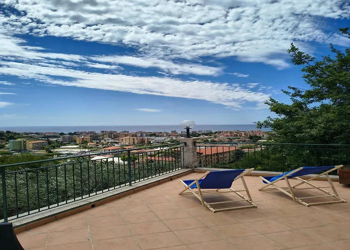 Casa Indipendente Roque Vista Al Mar Con Parking Gratuito Feriehus